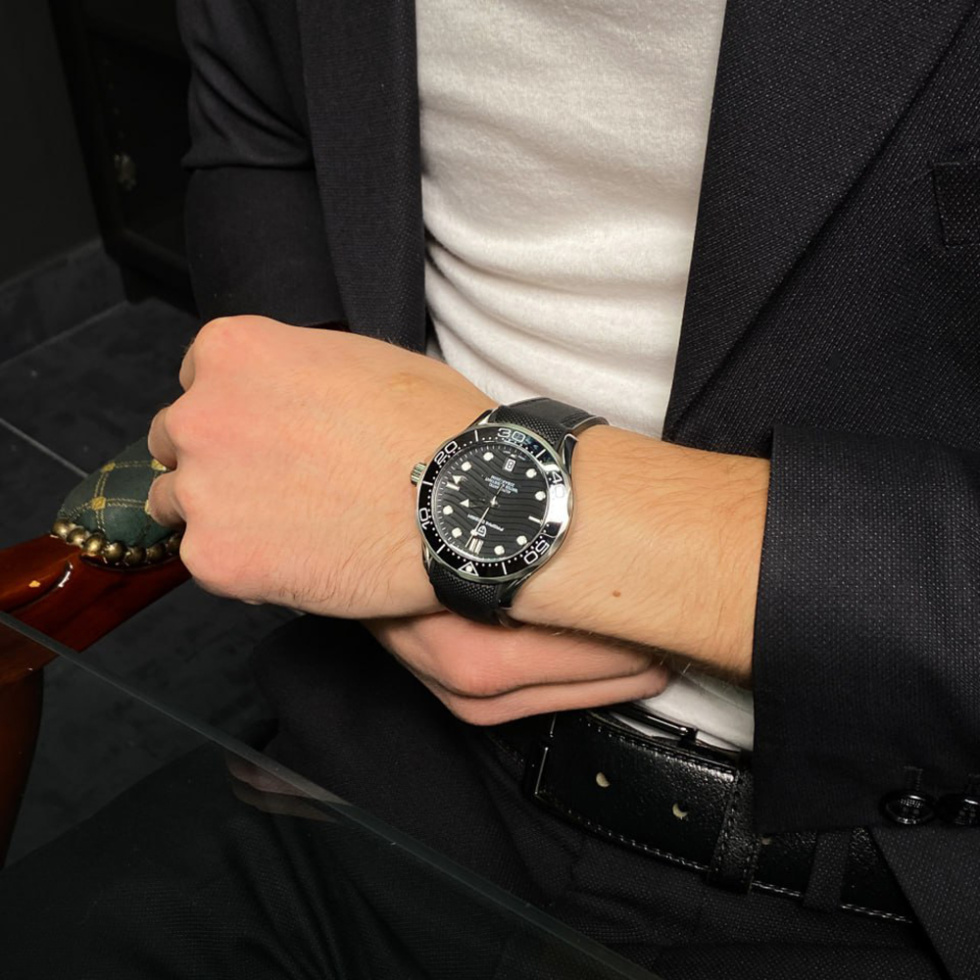 large Годинник чоловічий Pagani Design PD-1685 Silver-Black 4